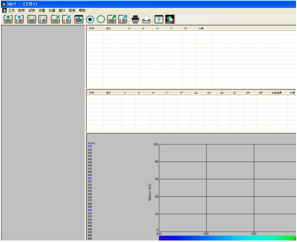 分光測色儀測量圖1